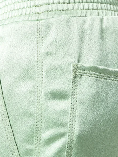 Pantaloni Off-white din satin alb