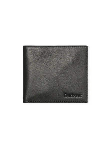Portofel Mare pentru Bărbați Barbour negru