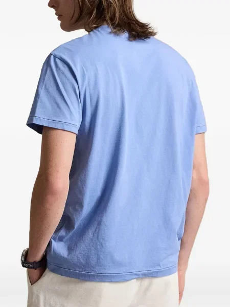 Hímzett kordbársony hosszú ing Polo Ralph Lauren lila