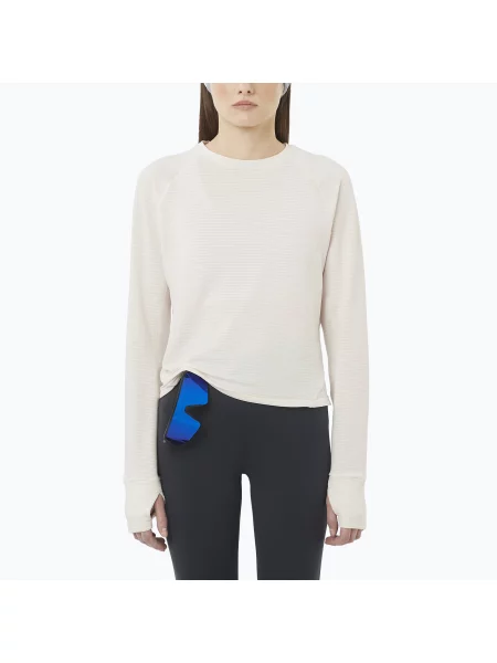 Флисовая спортивная кофта Salomon белая