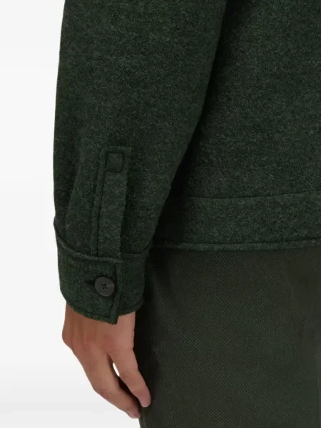 Geacă cămașă Xacus de lână verde