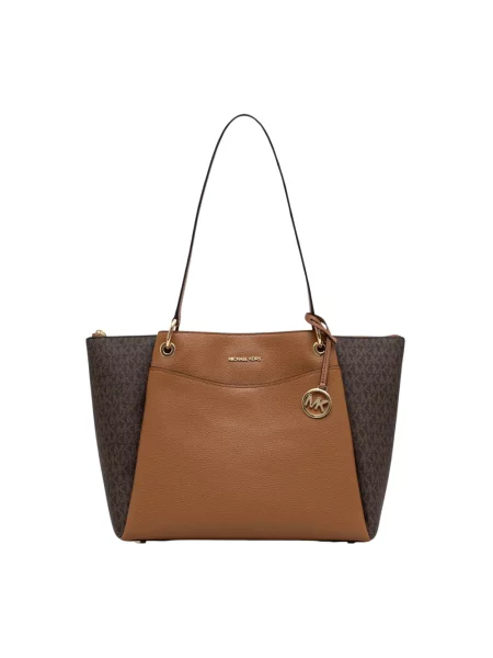 MICHAEL Michael Kors torebka shopper z imitacji skóry May brązowa