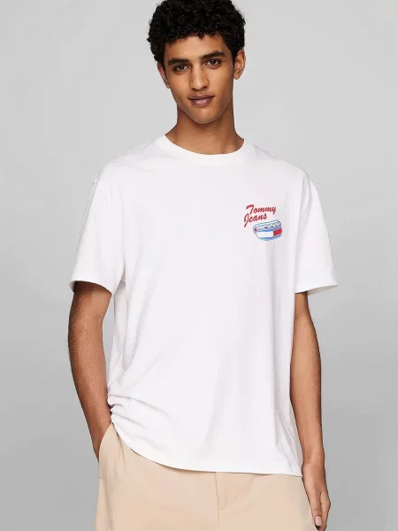 Футболка Tommy Jeans біла