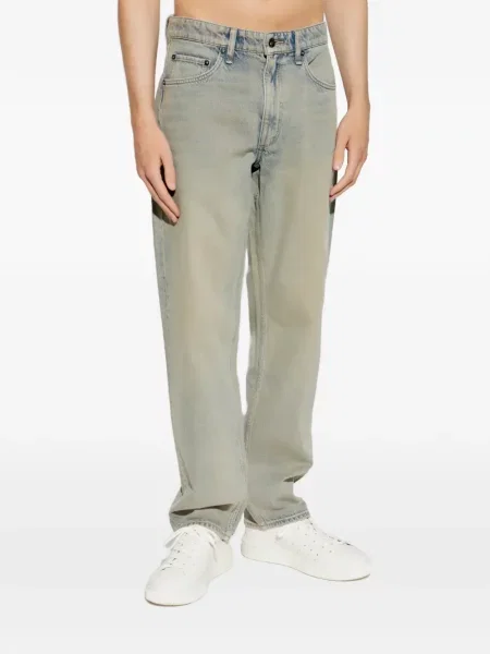 Blugi drepți Rag & Bone albastru