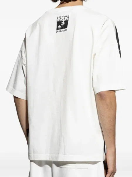 Tricou Palm Angels cu imagine negru
