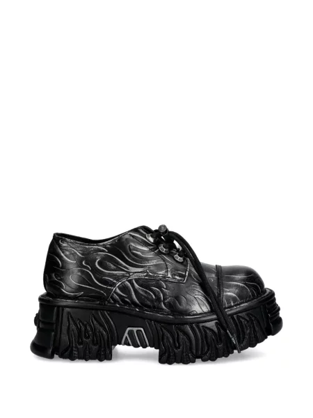 Sneakerși New Rock cu imagine negru