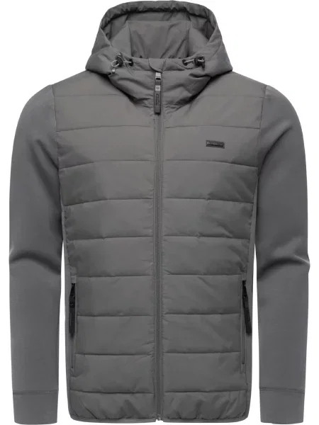 Ragwear Geacă funcțională Rendy Tech gri fumuriu negru