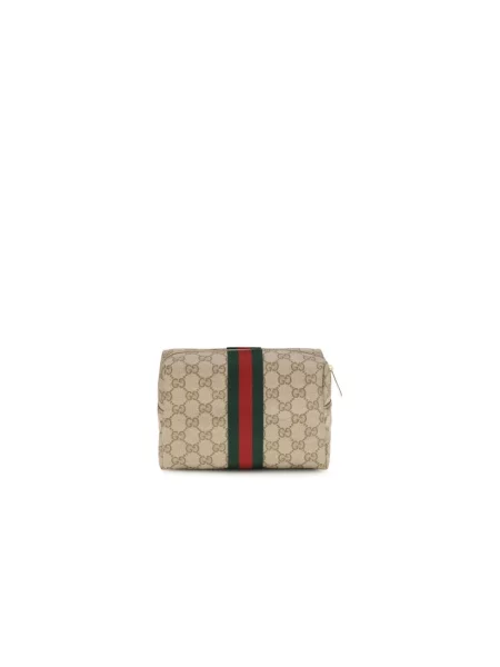 Kosmetyczka Gucci płócienna beżowa
