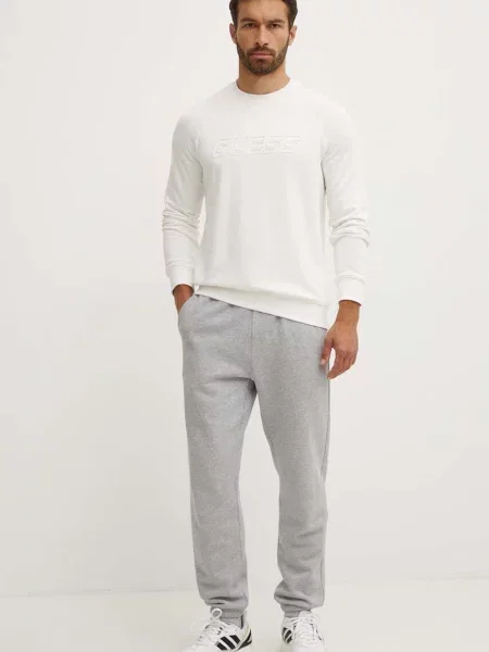 Guess bluza ALDWIN z nadrukiem beżowy