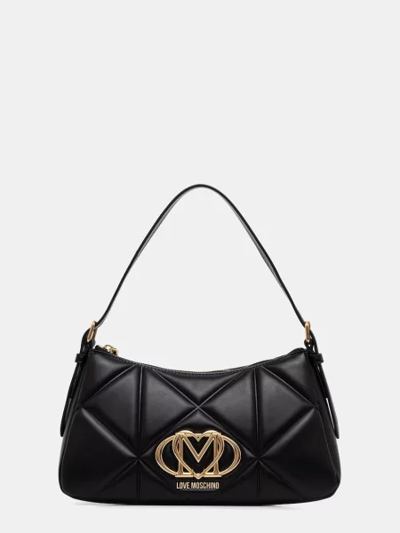 Geanta crossbody Love Moschino negru