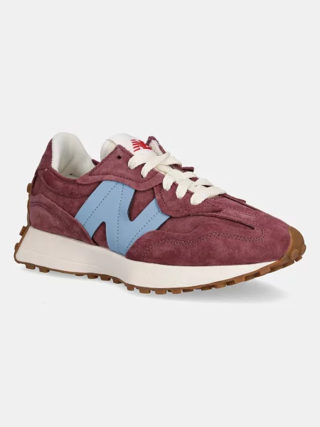 Semišové tenisky New Balance vínová