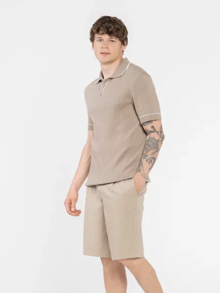 Поло Arber бежевое