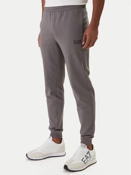 Emporio Armani Spodnji del trenirke PJVRZ siva