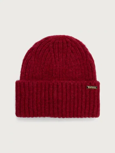 Barbour čepice Meryl Beanie červený