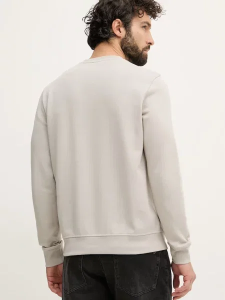 Bluza o kroju regular fit z czystej bawełny model ‘WESTART’ Boss Orange szara