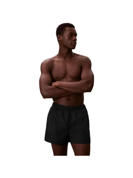 Kratak traperice Calvin Klein Swimwear s vezicama smeđa