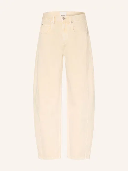 Marant Étoile Barrel Džíny Oriane beige béžové