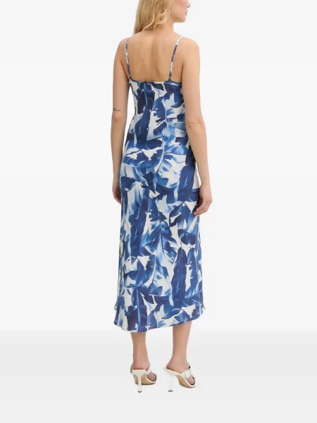 Rochie midi Guess cu imagine albastru