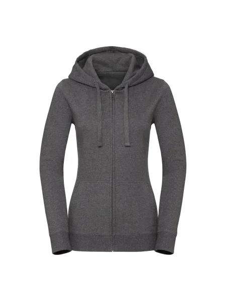 Geacă Russell cu glugă melange gri