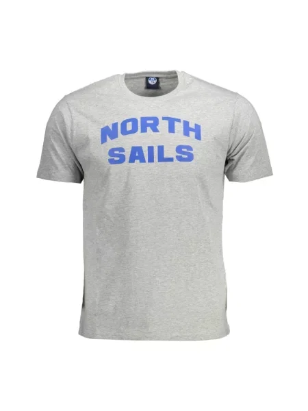 Koszulka North Sails z krótkim rękawem szara