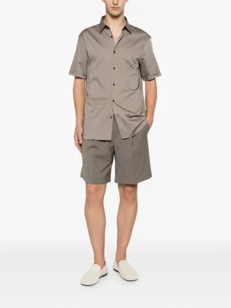 Scurt cămașă Emporio Armani gri