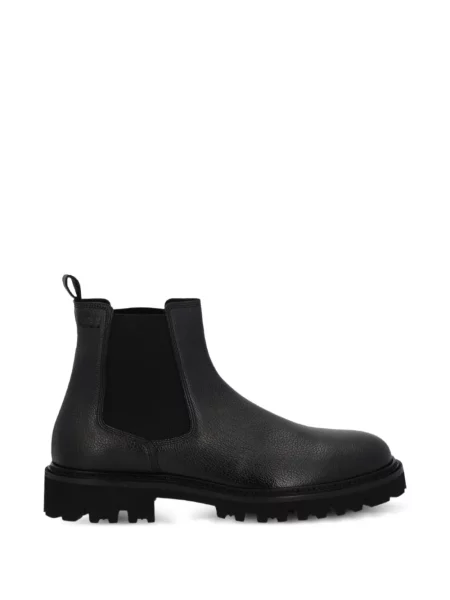 Botine chelsea Boss din piele negru