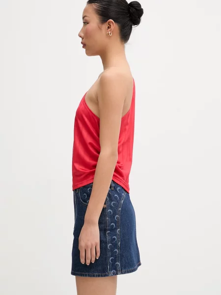 Adidas Originals crop top pentru femei alb