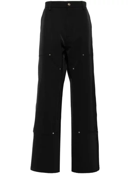 Pantaloni 424 business din țesătură twill negru