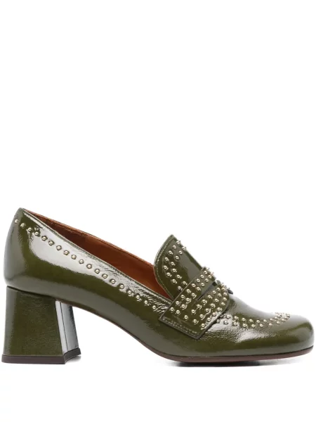 Pantofi cu toc Chie Mihara cu tepi verde
