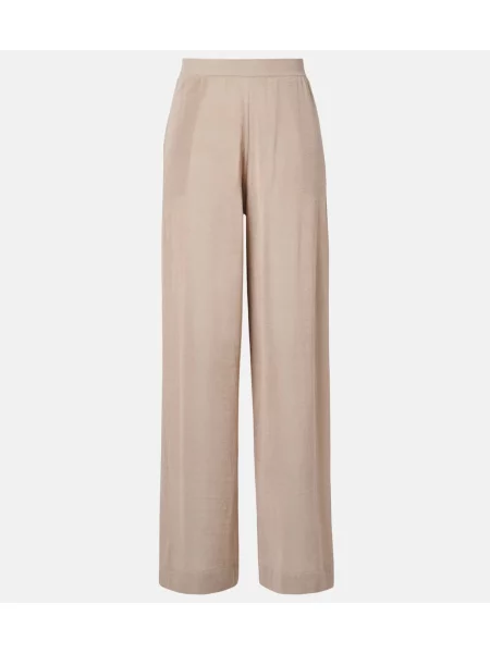 Pantaloni Alaïa de in bej