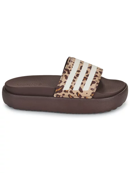 ADIDAS PERFORMANCE Natikače s Adilette cappuccino / tamno / bijela smeđa
