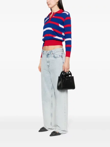 Iš natūralios odos mini odinė rankinė Gucci Diana juoda