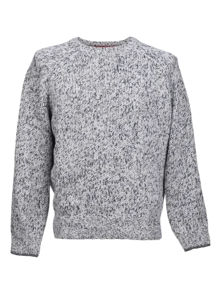 Pulover Brunello Cucinelli alb