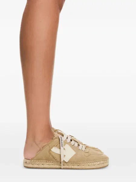 Еспадрили Off-white с връзки с дантела бяло