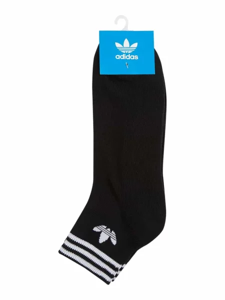 Kostka skarpety Adidas Originals z nadrukiem czarne