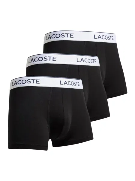 Bokserki LACOSTE Trunk Black M czarne