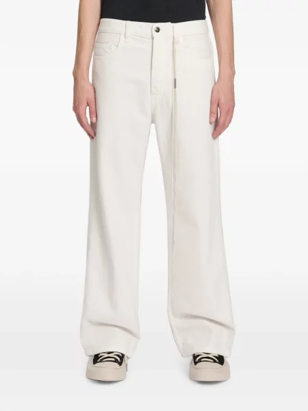 Blugi cu picior larg Ann Demeulemeester cu cordon