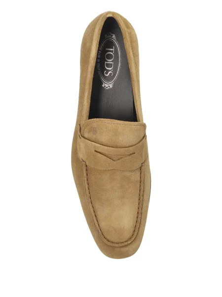Pantofi loafer Tod's din piele de căprioară