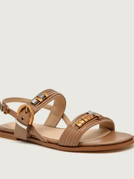 Pinko De piele sandale MILLY 08 bej