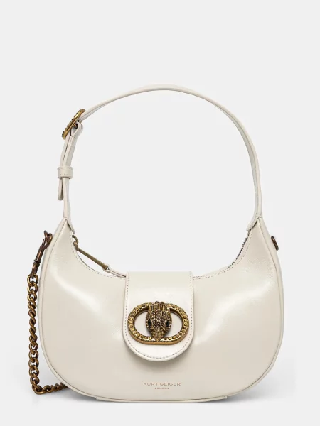 Torebka hobo Kurt Geiger London beżowa