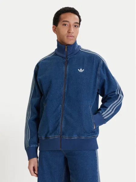 Adidas Originals dukserica za muškarce traperica plava