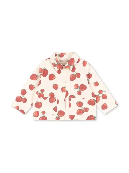 Konges Sløjd Detská bunda FEN SHIRT JACKET GOTS béžová
