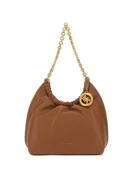 Colier Michael Michael Kors cu autograf maro