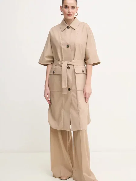 Marciano Guess płaszcz CINDY przejściowy beżowy