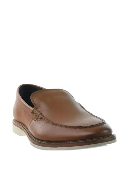 Кожени лоуфъри Clarks Originals с връзки кафяво