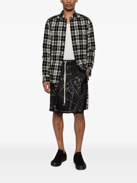 Pantaloni scurți Rick Owens negru