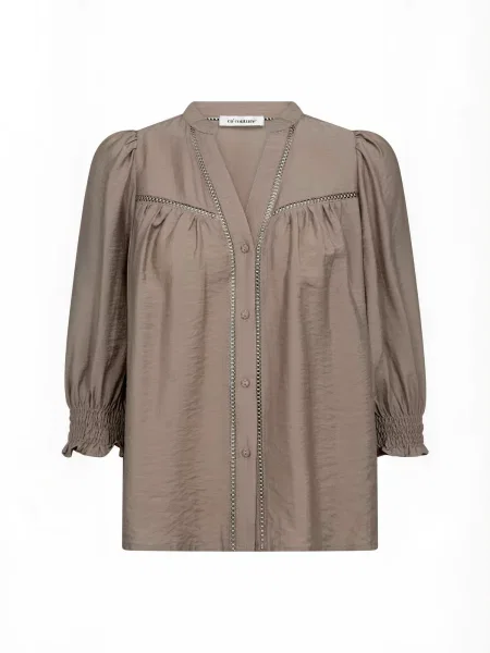 Co'couture Tricou Callum taupe gri