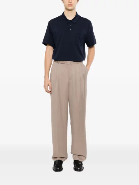 Tricou polo James Perse albastru
