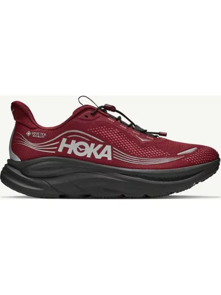 Buty do biegania HOKA Clifton 11 GORE-TEX bordowy czerwony