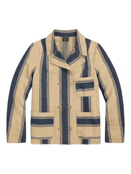 Prugasti blejzer Ralph Lauren Rrl na dvostruko kopčanje